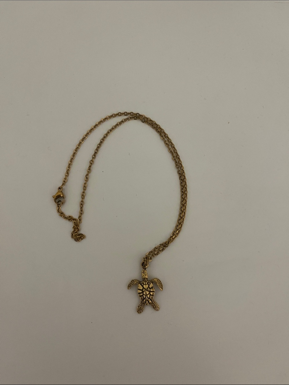 Gold Turtle Pendant Necklace - Women Jewelry
